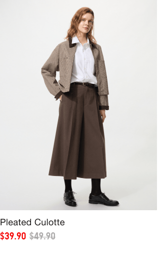 product3women0pleated0culotte