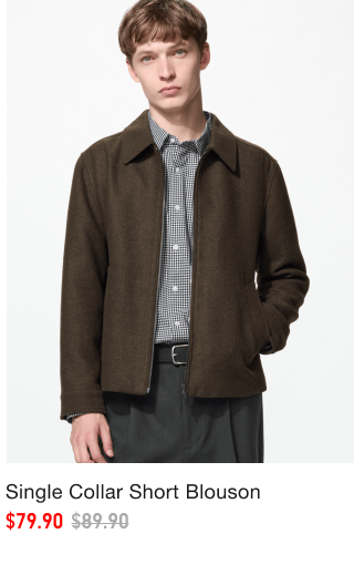 product4men0single0collar0short0blouson