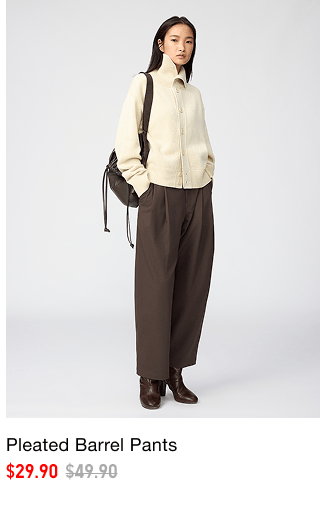 product2women0pleated0barrel0pants