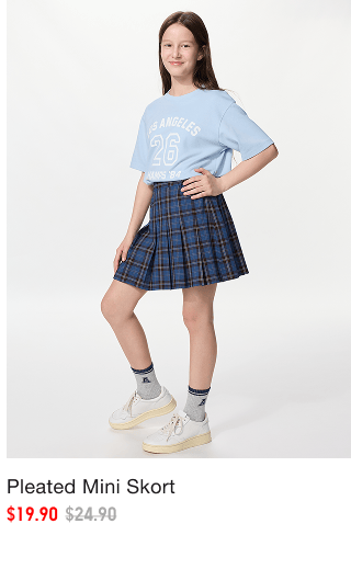 product6kids0pleated0mini0skirt