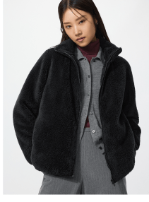 product6wme0Fluffy0yarnofleece0full-zip0jacket