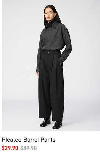 product2women0pleated0barrel0pants