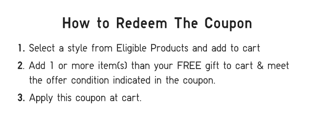 BANNER 4 - HOW TO REDEEM THE COUPON?