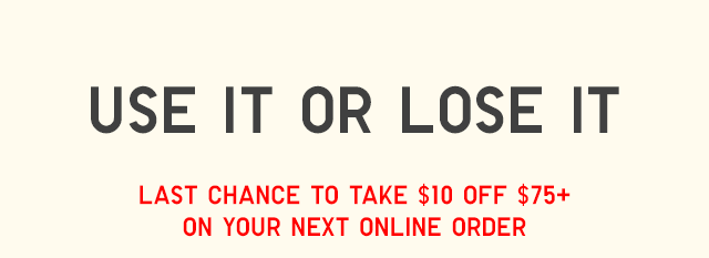 HEADER - USE IT OR LOSE IT