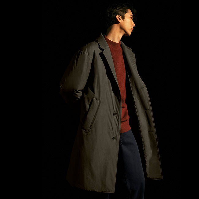 Light weight down coat