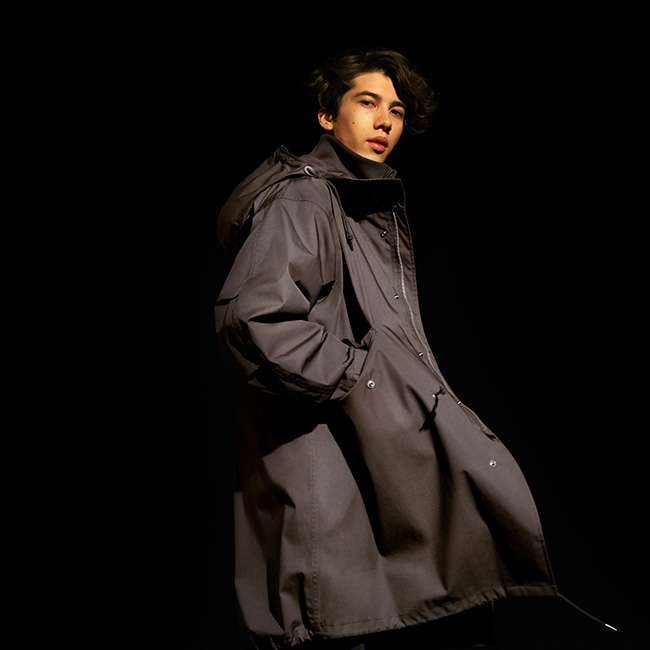 BLOCKTECH fishtail parka