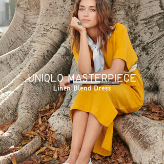 Uniqlo discount linen dress