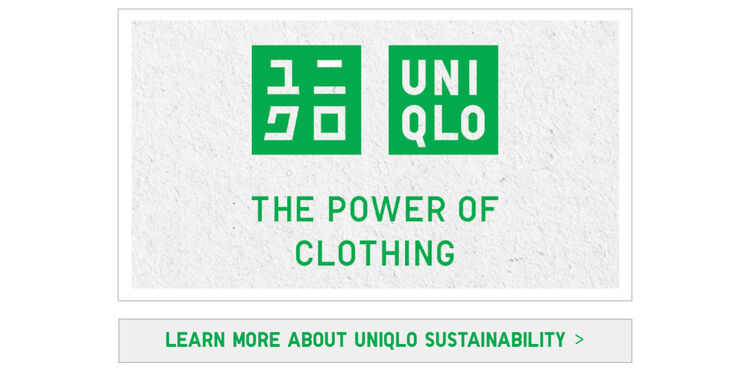 Learn more about Uniqlo Sustainability