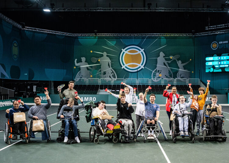Professional wheelchair tennis player Gordon Reid