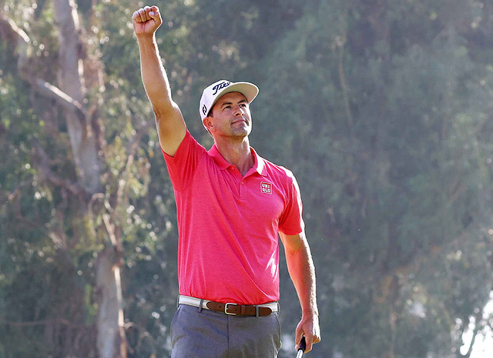 Uniqlo golf shirt adam scott Clearance