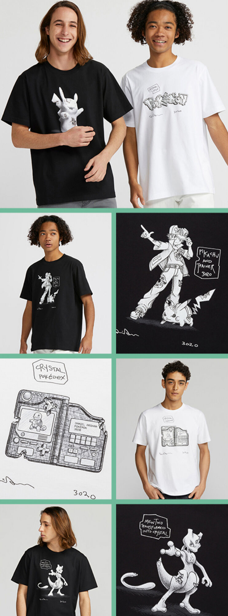 uniqlo x pokemon x daniel arsham