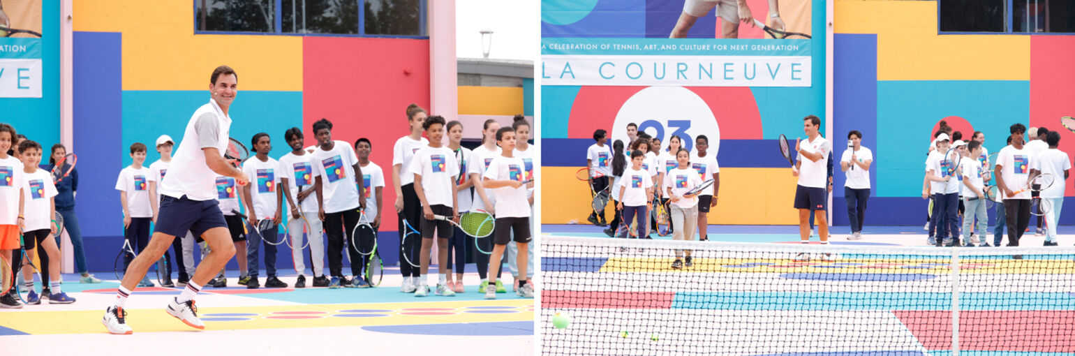 An enthusiastic session with junior athletes