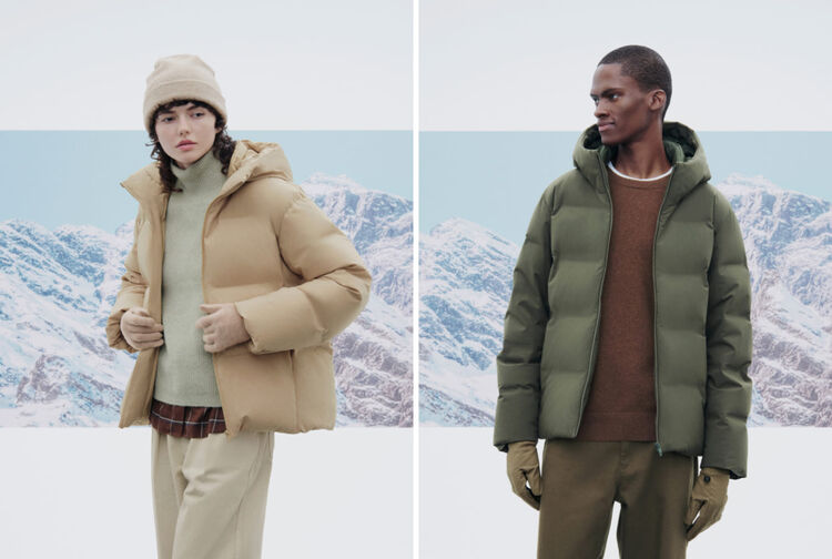 Parka en duvet sans couture
