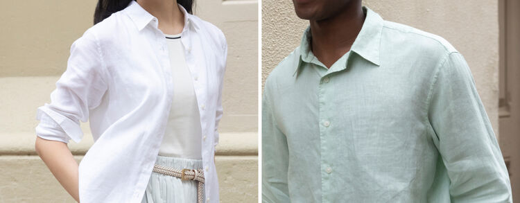  The more you use it, the more beautiful linen becomes. 