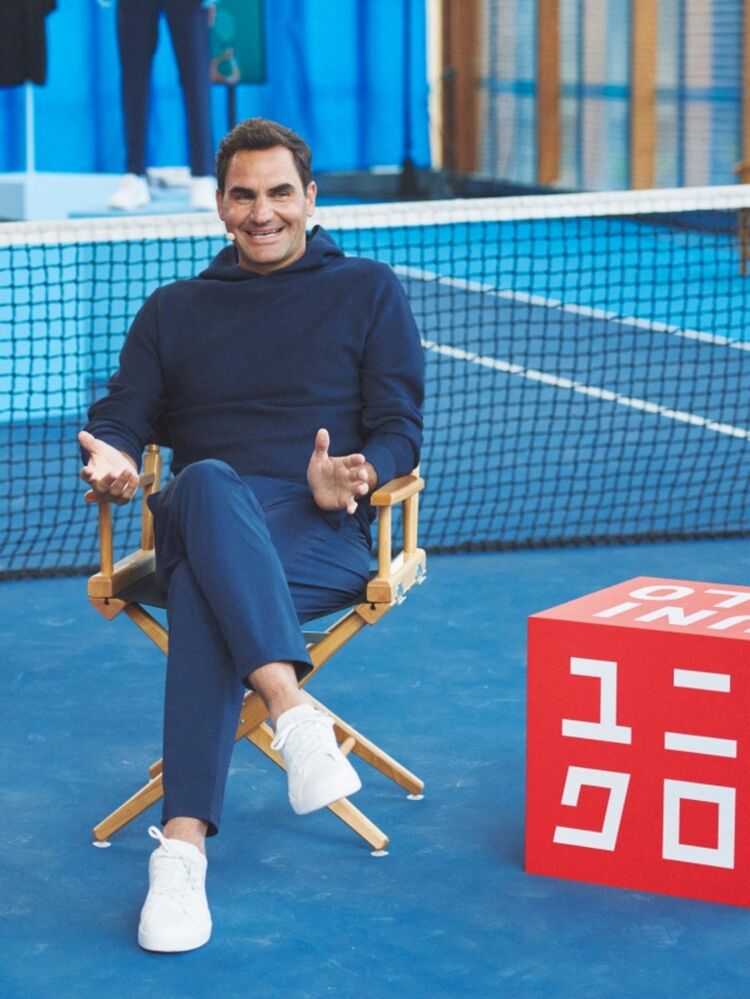 Launch Event for The Roger Federer Collection Held in ParisRoger