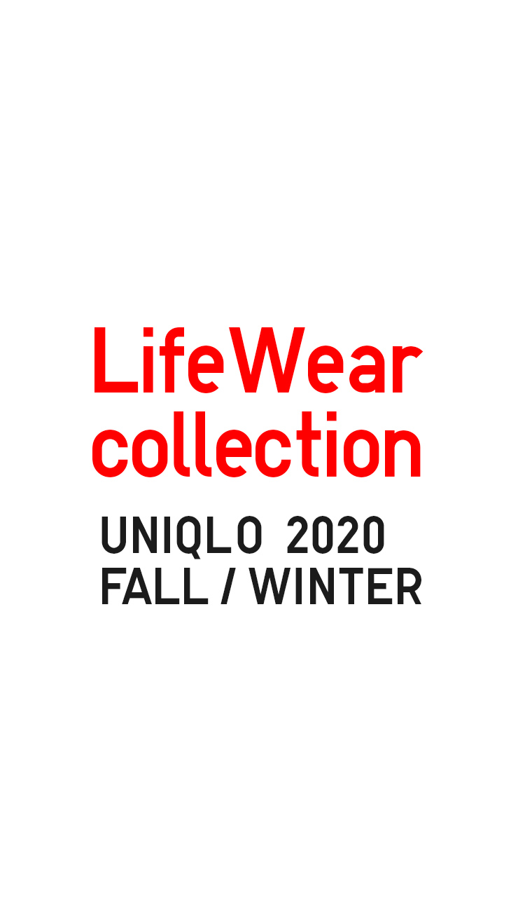LifeWear collection UNIQLO 2020 FALL/WINTER
