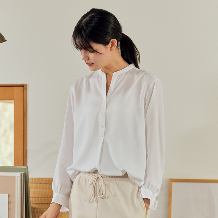 レーヨンリラックスブラウス