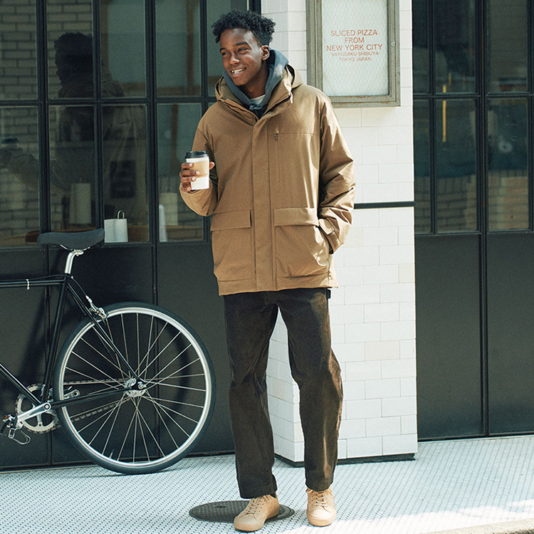 男裝 Hybrid 羽絨連帽外套