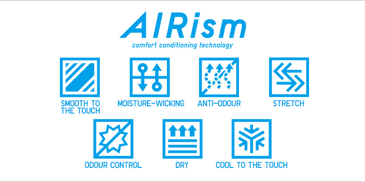 Breathable AIRism fabric helps you stay comfortable all year round.