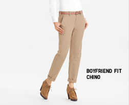 Boyfriend Fit Chino 長褲