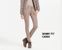 Skinny Fit 工裝長褲