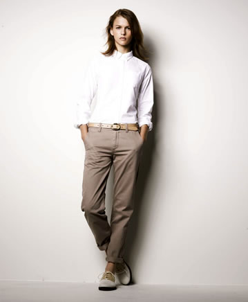 Boyfriend Fit Chino 長褲