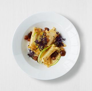 Broken Pasta with Squash and Chestnuts