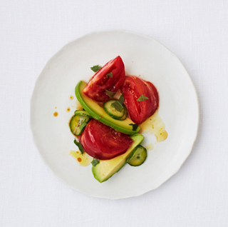 Cucumber, Tomato and Avocado Salad