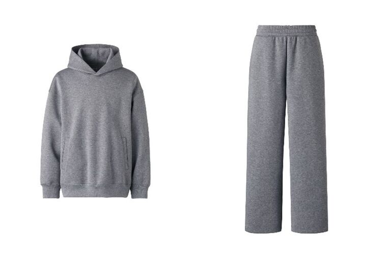 Image of Oversized Sweat Pullover Hoodie and Sweat Wide Pants