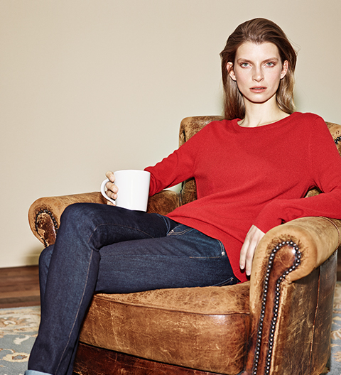 캐시미어라운드넥스웨터(긴팔)