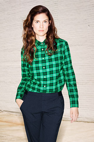 플란넬체크셔츠(긴팔)