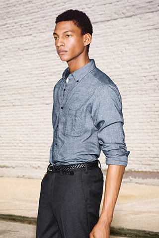 플란넬체크셔츠(긴팔)버튼다운B1