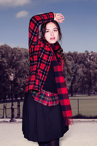 프린트후리스풀짚재킷(긴팔)A