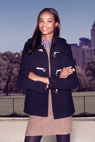 울블렌드더플코트