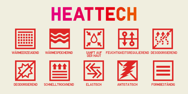 Leicht, warm und komfortabel. Innovative HEATTECH Funktionswäsche