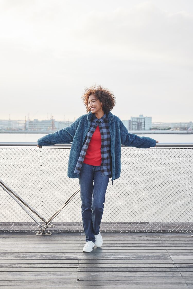 uniqlo teddyfleece jacke