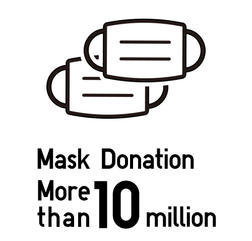 Mask Donation More than 10 million