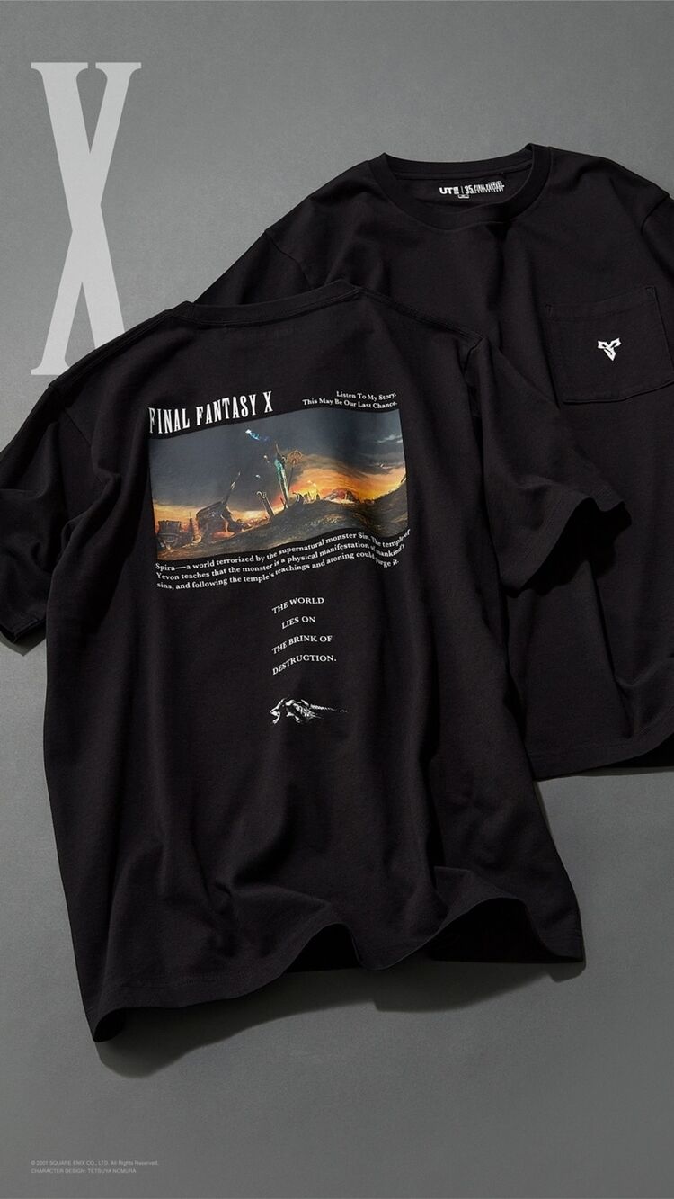 camisetas final fantasy uniqlo