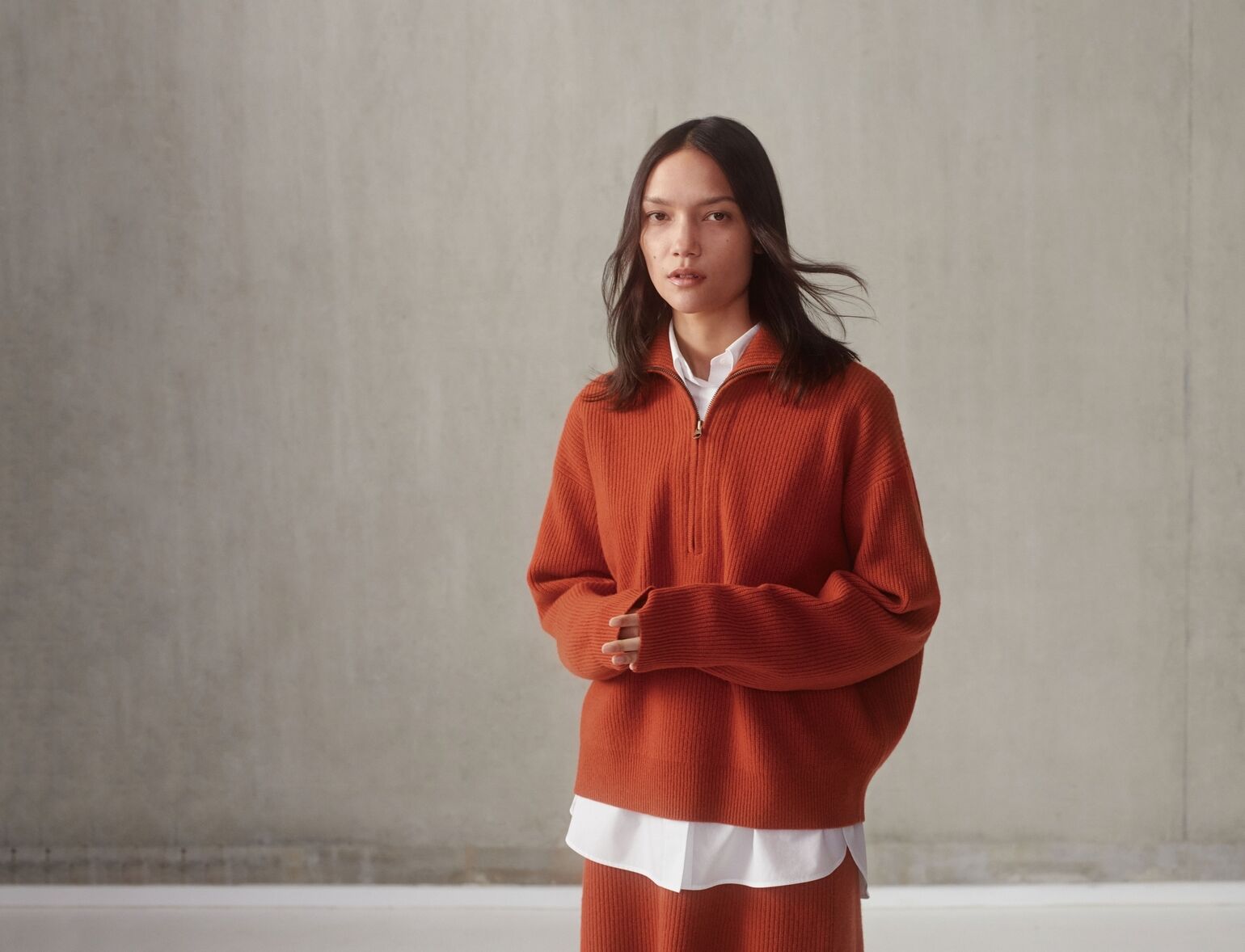 model wearing UNIQLO : C