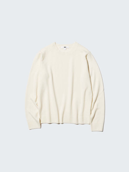 pull blanc cassé