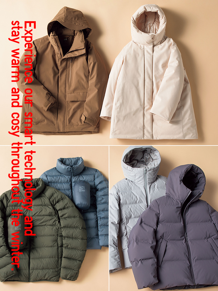 chokerende Klemme Gavmild Winter technology | Autumn/Winter 2021 LifeWear collection | UNIQLO EU