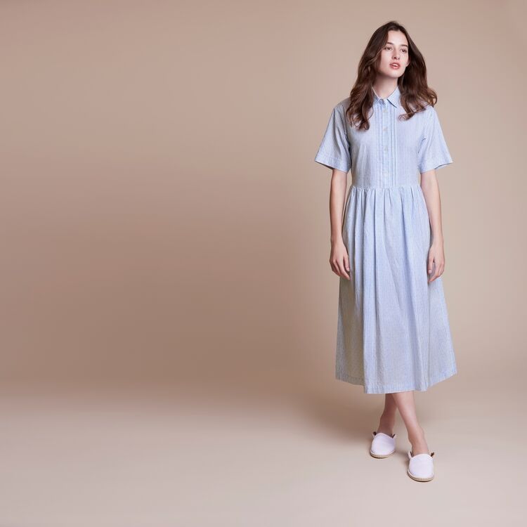 model wearing Ines de la Fressange dress