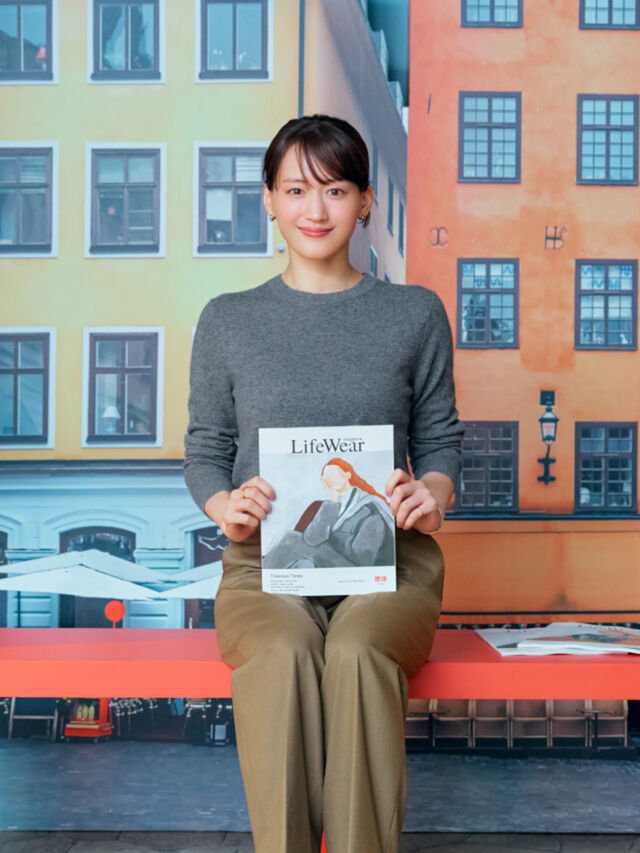 Haruka Ayase holding LifeWear Magazine Issue 11