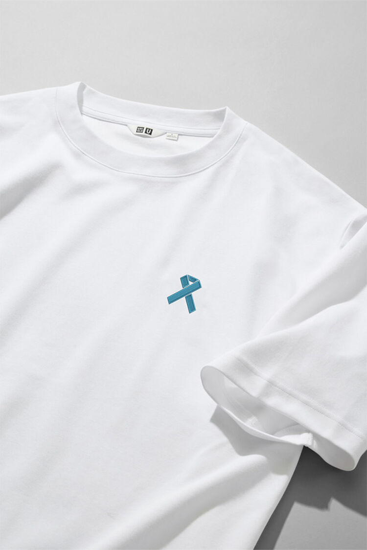T-shirt featuring embroidery for World Refugee Day
