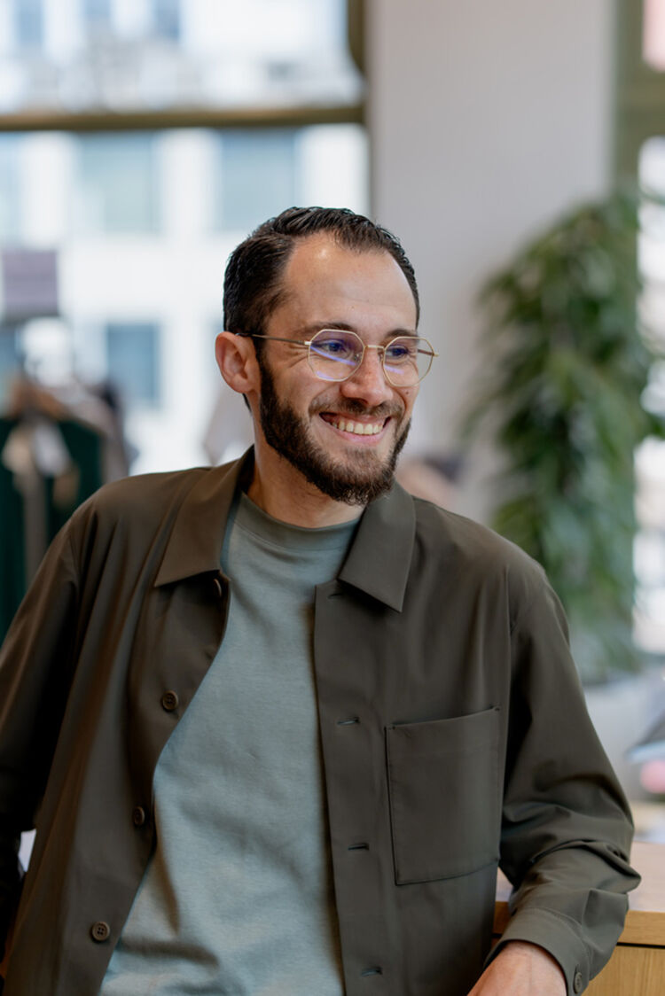 Amsterdam-based geometric artist and designer Wessam Matouk