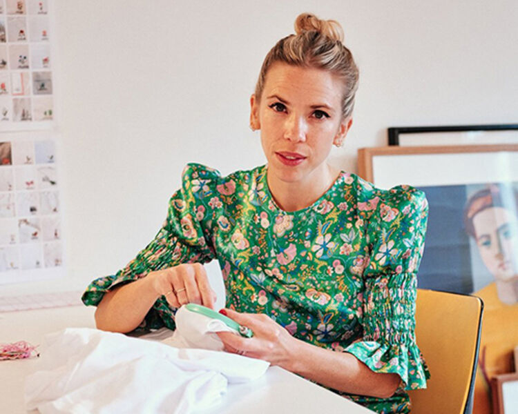 embroidery designer Cressida Jamieson