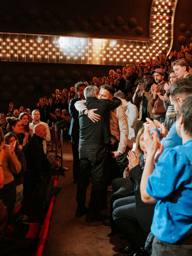 a standing ovation at The Displacement Film Fund Premiere in Rotterdam