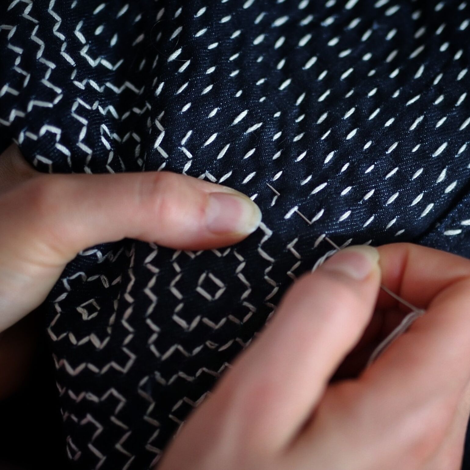 sashiko repair stitch
