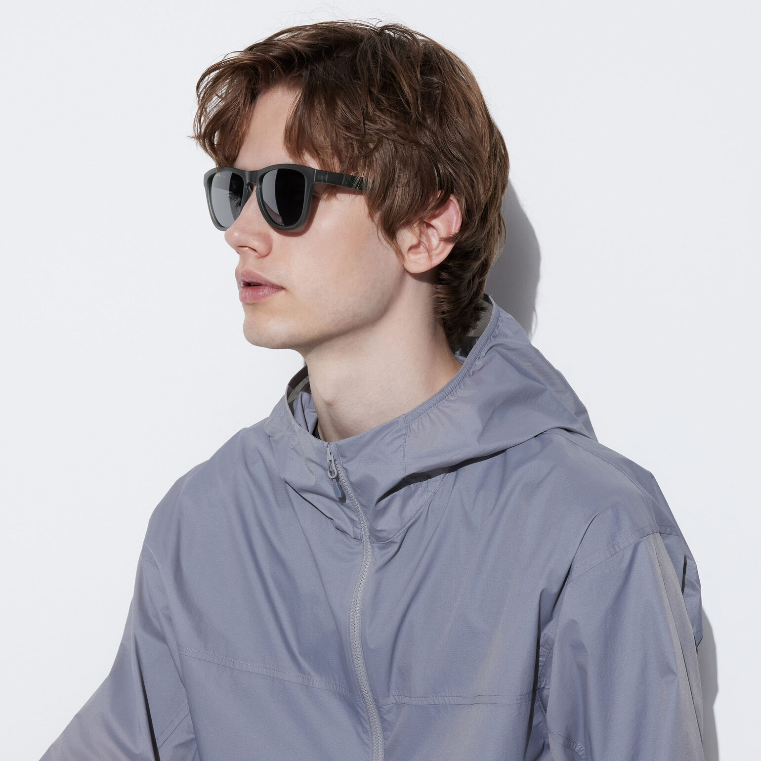 model wearing UNIQLO sunglasses
