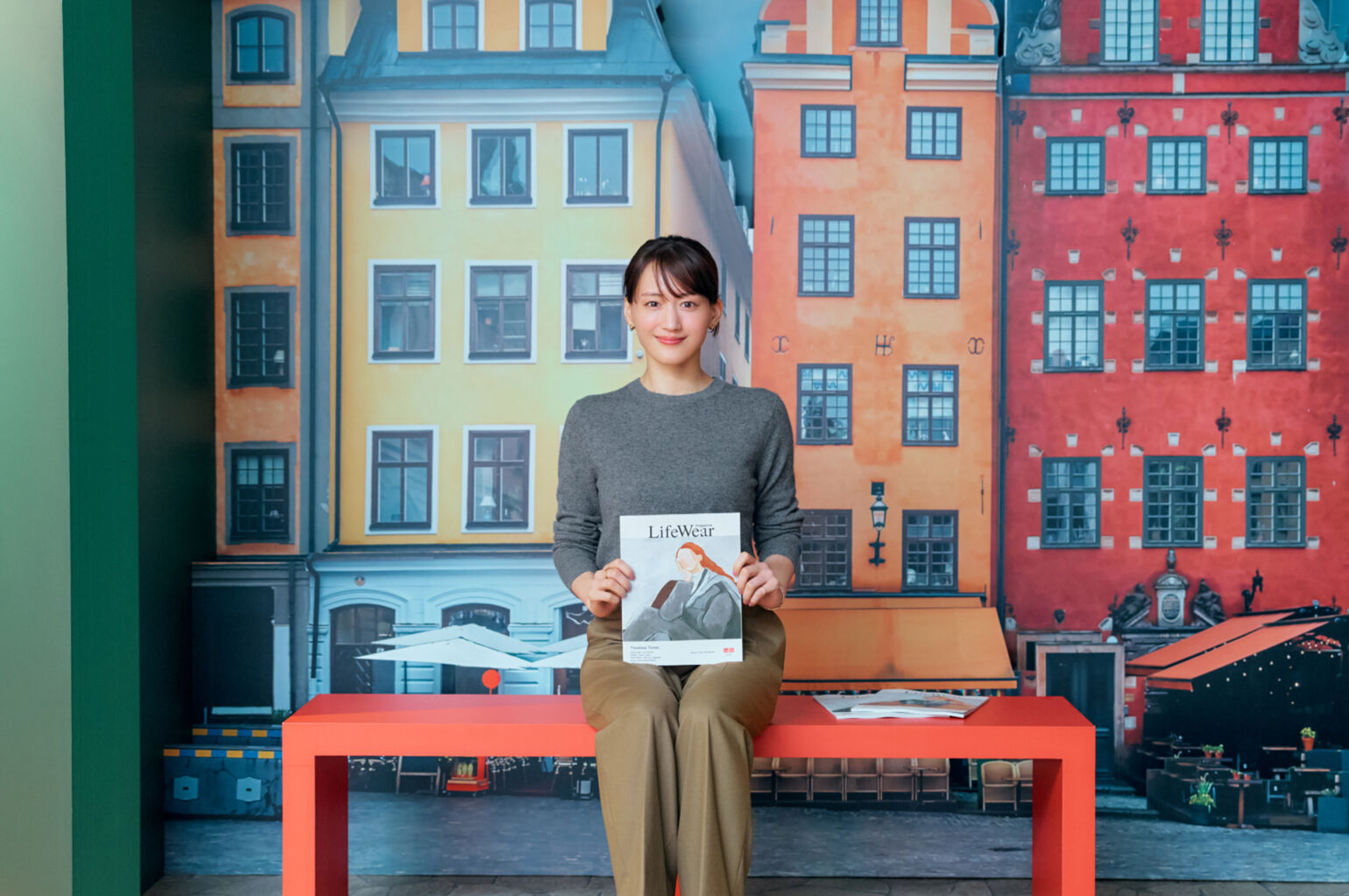 Haruka Ayase holding LifeWear Magazine Issue 11